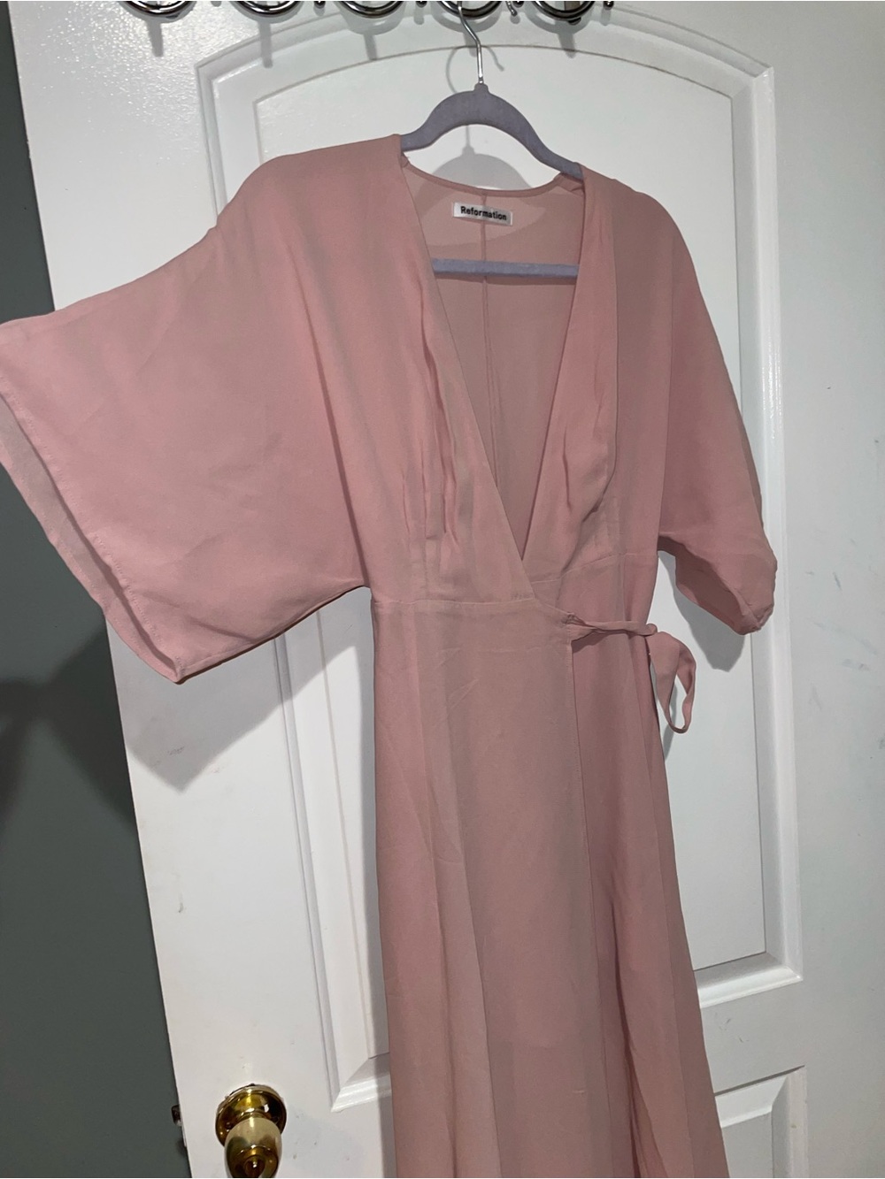 New! Winslow Pink Wrap Maxi Dress with Side Slit 🌸 Small NWT! - Picture 8 of 15